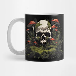 Aestethic Goblincore - In the forest - Skull Mug